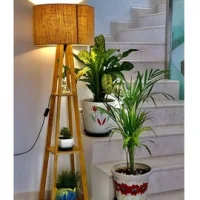Hollywood Design Royal Look 72 Spotlight Home Decor Floor Lamp Black Wooden Tripod Stand