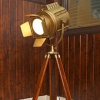 Royal Marine Tripod Floor Lamp by Axis Crafts