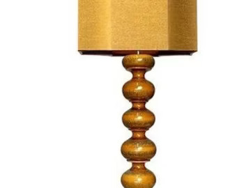 Wooden Brace Tripod Floor Lamp