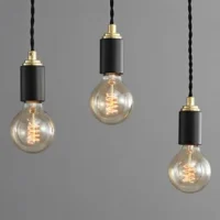 The Stehlen Steel Pendant Light - Industrial Rope Lighting - Rustic Swag Ceiling Lamp - Metal Shade Hanging Light Fixture - Edison Bulb