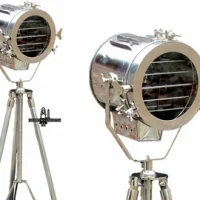Axis Crafts Surveyor's Marine Tripod Royal Lamp Hollywood Studio Lamp