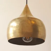 Brass Medium Industrial Hanging Pendant Light by NauticalMart