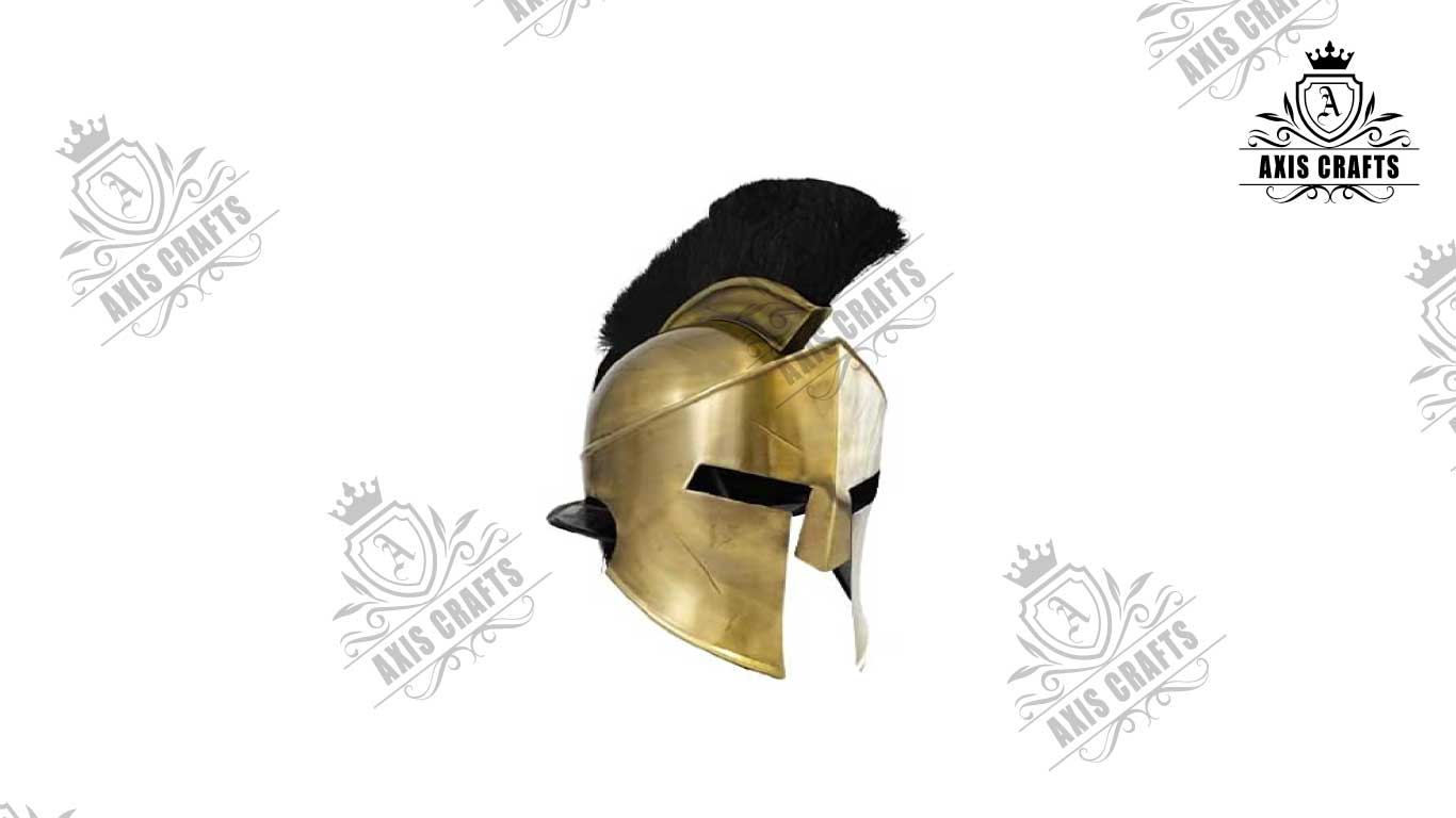Axiscraft Ancient Spartan Helmet with Plume 300 Spartan Movie Replica