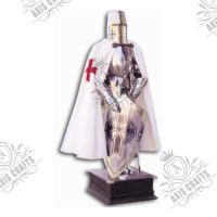 Axiscraft Templar Knight Full Suit of Armor Medieval Scottish Crusader Armour Costume