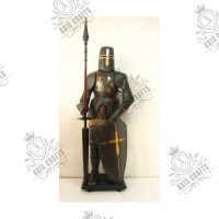 Axiscraft Medieval Wearable Knight Crusader Full Suit Of Armor Collectible