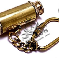 Axiscraft Hand Crafted Nautical Decor Pearl Brass Binocular with Chain