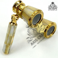 Axiscraft  Brass Binoculars Vintage Authentic Antique Style Binoculars